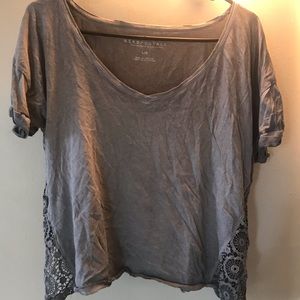 Gray Aeropostale Short Sleeve
